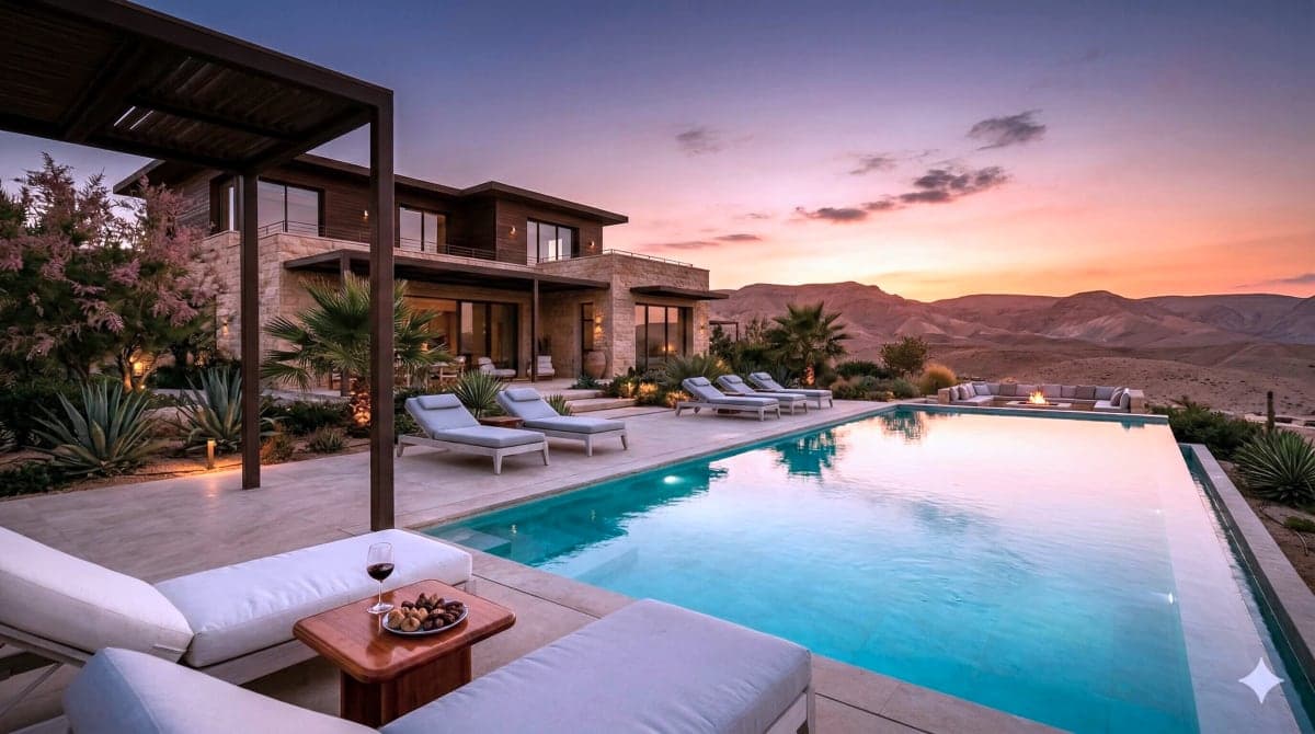 5 סיבות לסגור עוד היום וילה בדרום עם בריכה